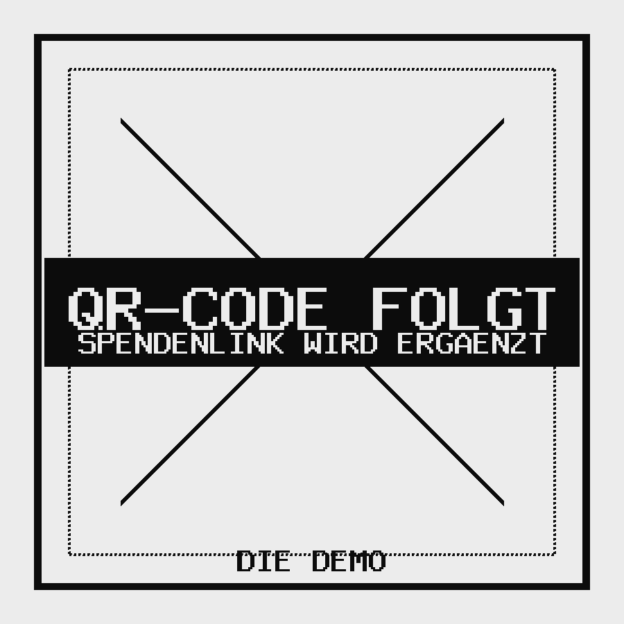 Platzhalter: der QR-Code für Spenden wird noch ergänzt
